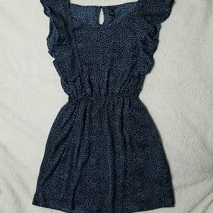 Floral Navy Mini Dress